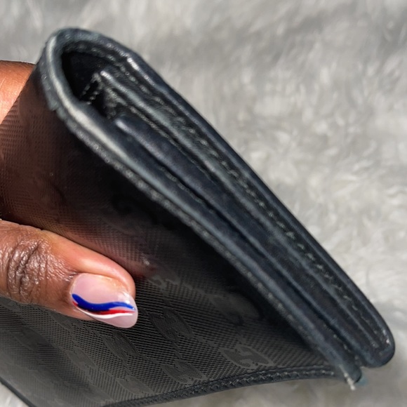 GUCCI VINTAGE CRYSTAL GUCCISSIMA GG INTERLOCKING PVC LEATHER LONG WALLET ITALY - Picture 16 of 17